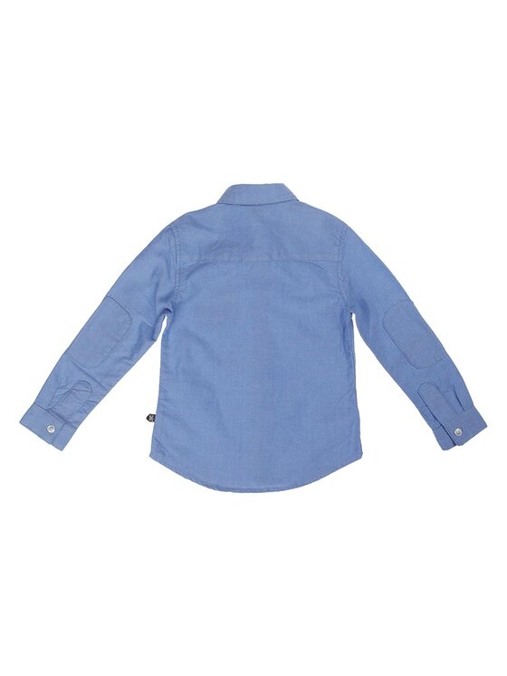 Kanz Kanz Koszula 1526963-3090 Niebieski Basic Fit