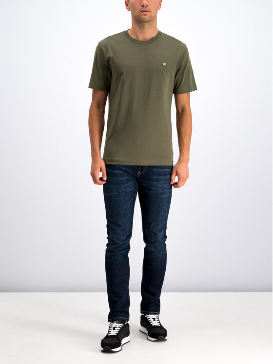 Calvin Klein Jeans Calvin Klein Jeans Marškinėliai J30J312807 Žalia Regular Fit