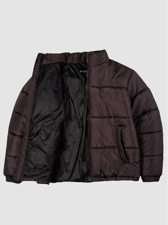 2005 2005 Bundy bomber Winter Puffer Hnedá Oversize