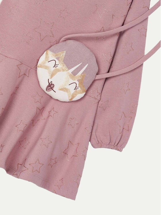 Mayoral Mayoral Vestito di maglia 4931 Rosa Regular Fit
