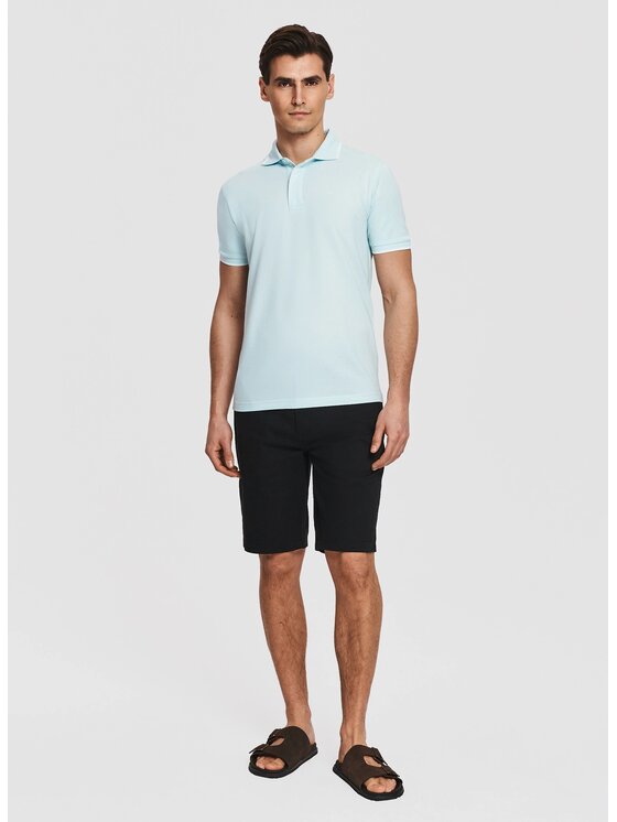 Pako Lorente Pako Lorente Polo P26SF-TX-018 Niebieski Classic Fit