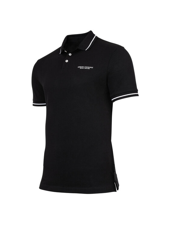Armani Exchange Armani Exchange Polo 25418 Czarny Comfort Fit