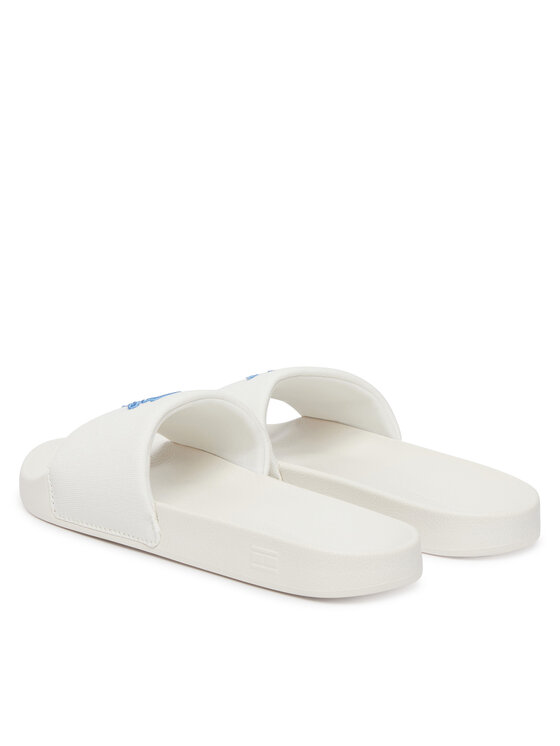 Tommy Hilfiger Tommy Hilfiger Şlapi Th Script Pool Slide FW0FW09286 Alb