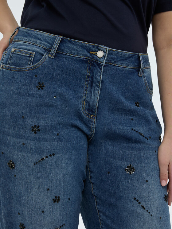 Fiorella Rubino Fiorella Rubino Jeansy P467T005168N024 Niebieski Regular Fit