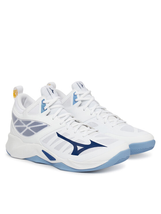 Mizuno Mizuno Sálovky Wave Dimension Mid V1GA2245 Bílá