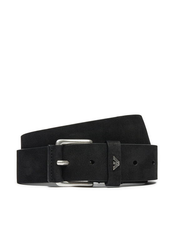 Emporio Armani Pánsky opasok Y4S652 YQ94G 80001 Čierna