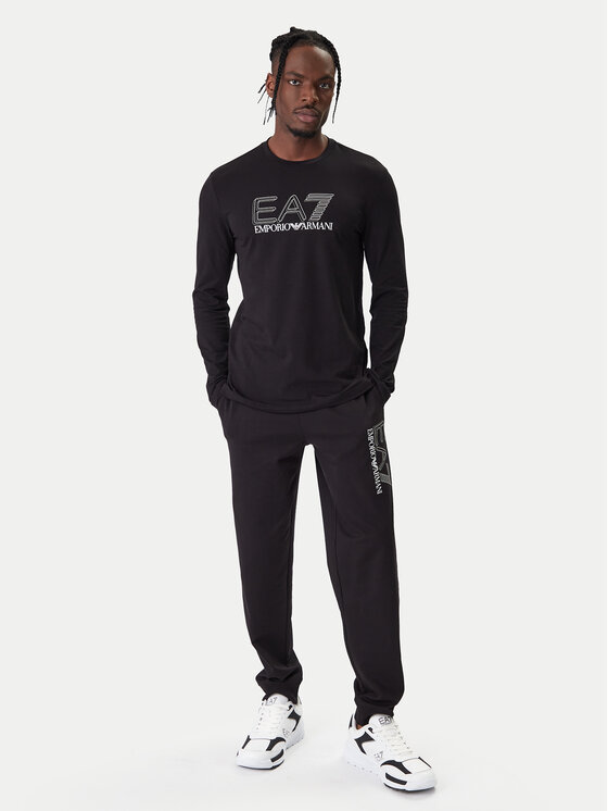 EA7 Emporio Armani EA7 Emporio Armani S dlhými rukávmi 7M001310 AF10373 UC001 Čierna Regular Fit