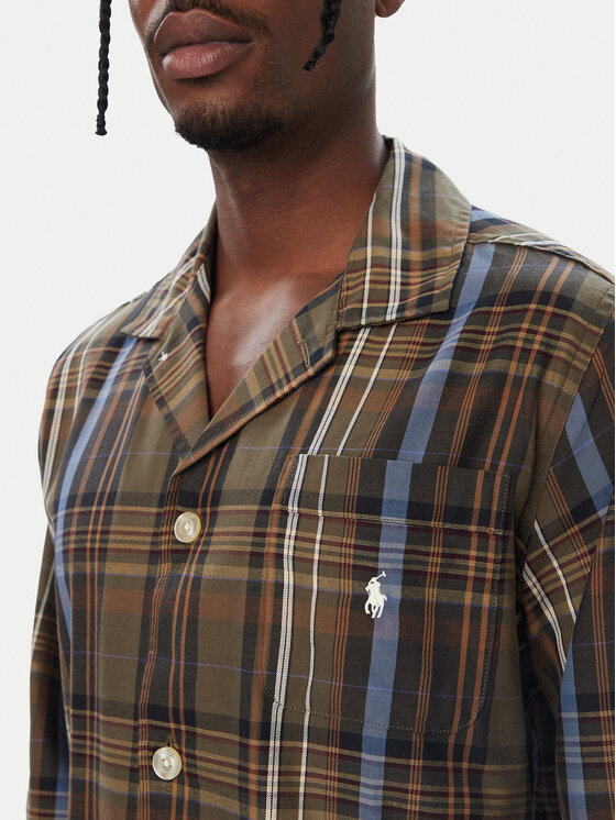 Polo Ralph Lauren Polo Ralph Lauren Піжама 714899627019 Хакі Regular Fit