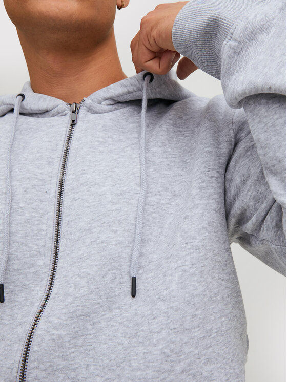 Jack&Jones Jack&Jones Majica dugih rukava Star 12210830 Siva Regular Fit