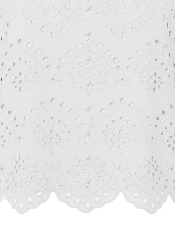 Pieces Pieces Felső Vilde 17156563 Fehér Regular Fit