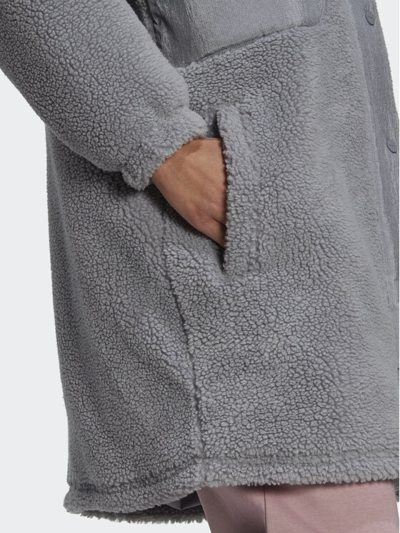 adidas adidas Zimné bundy Sherpa HK5256 Sivá Relaxed Fit