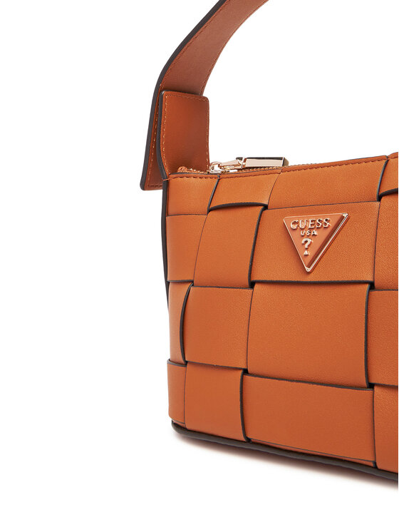 Guess Guess Ročna torba Maylee Mini HWWG96 61720 Rjava