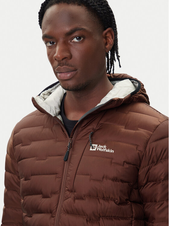 Jack Wolfskin Jack Wolfskin Pūkinė striukė Passamani A61831 Ruda Regular Fit