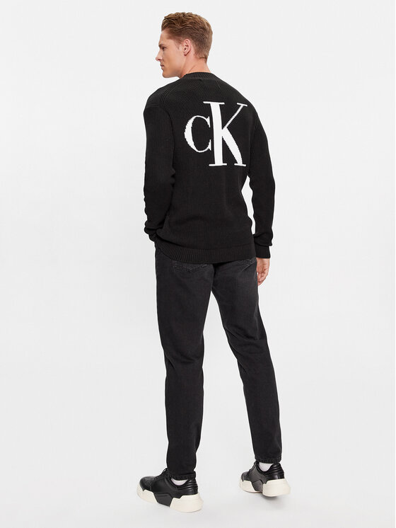 Calvin Klein Jeans Calvin Klein Jeans Golf Blown Up J30J324507 Czarny Regular Fit