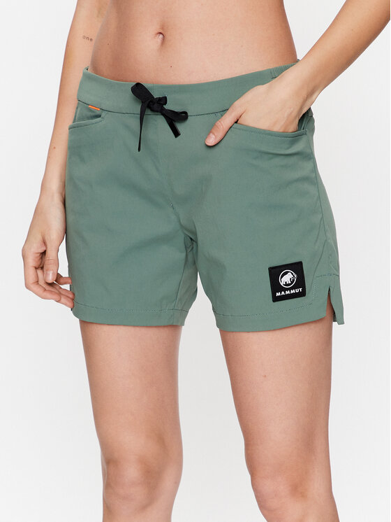 Női Sport rövidnadrág Mammut, Méret: 34, Zöld, 1023-00681