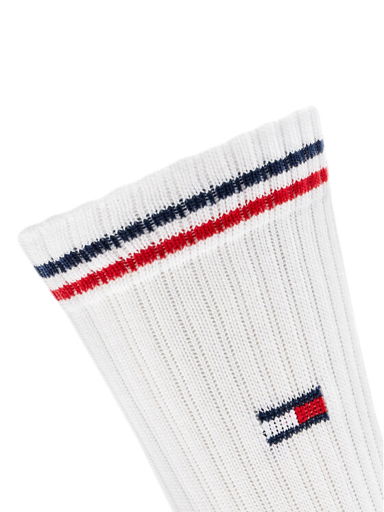 Tommy Hilfiger Tommy Hilfiger Set od 2 para ženskih visokih čarapa 701228176 Bijela