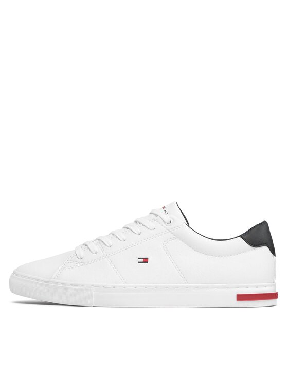 Tommy Hilfiger Tommy Hilfiger Sportcipő Essential Leather Detail Vulc FM0FM04047 Fehér
