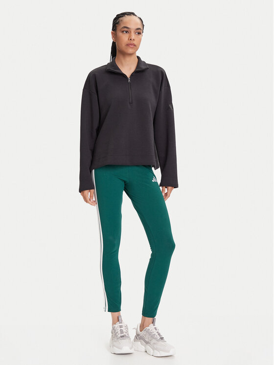 adidas adidas Leggings Essentials 3-Stripes KB7663 Zelena Slim Fit