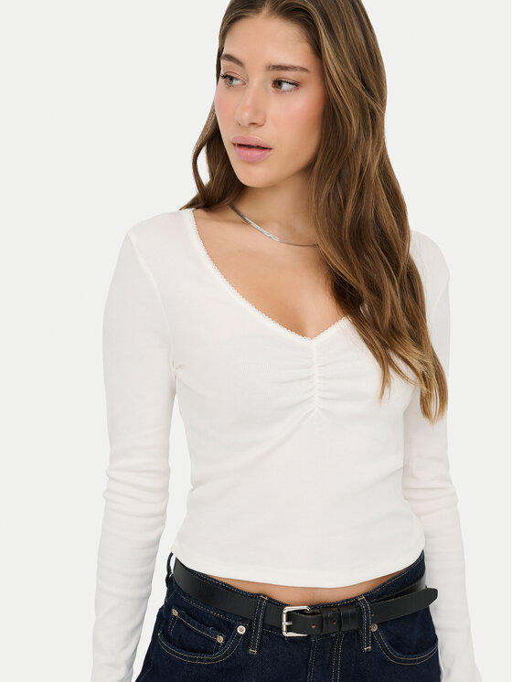 ONLY ONLY Bluză Betty 15365756 Alb Standard Fit