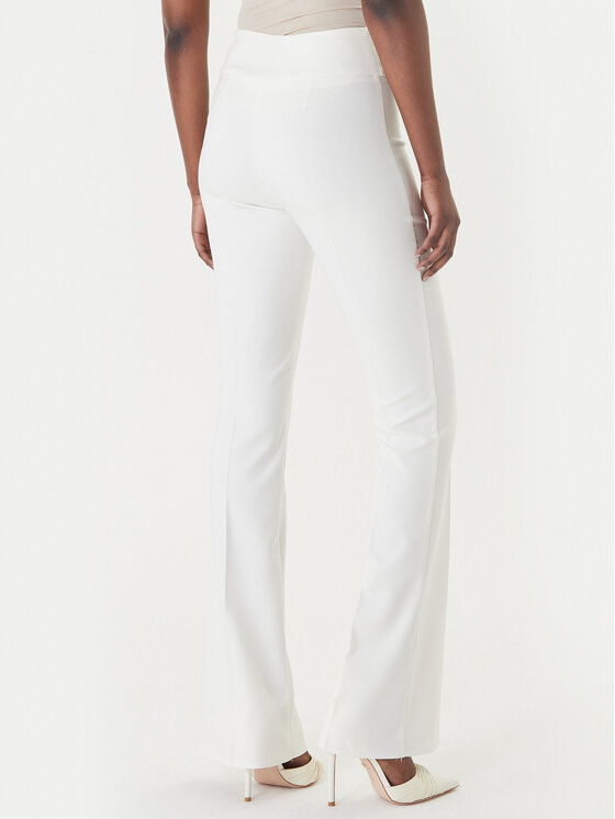Rinascimento Rinascimento Pantaloni din material CFC0127876003 Alb Slim Fit