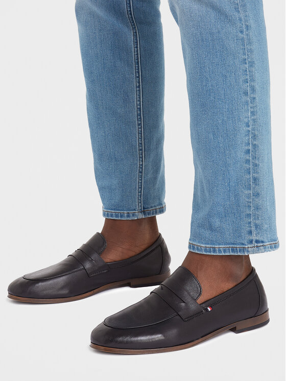 Tommy Hilfiger Tommy Hilfiger Lordsy Casual Light Flexible Lth FM0FM04989 Czarny