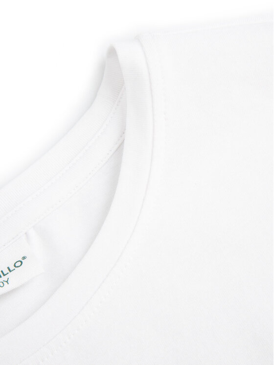 Coccodrillo Coccodrillo Majica WC5143201NGJ Bela Regular Fit