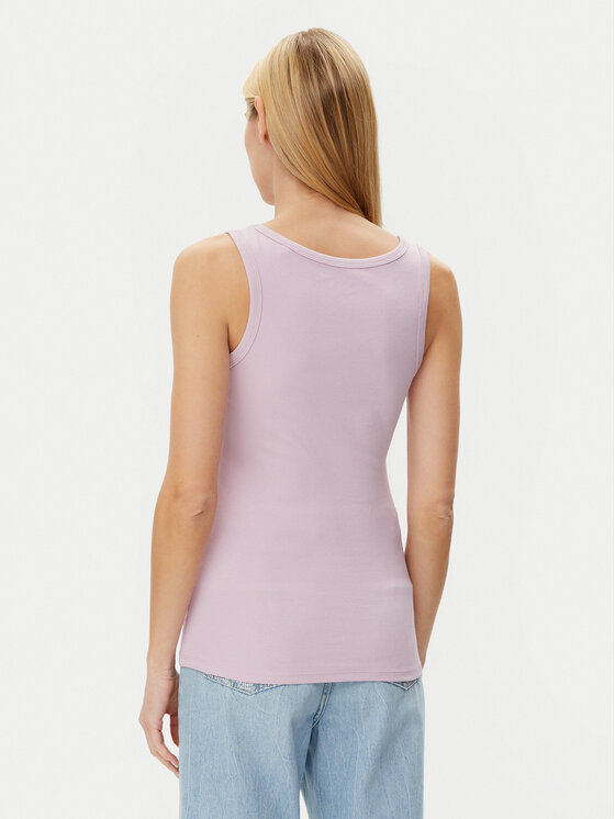 Guess Guess Top W5GP29 KA0H1 Różowy Regular Fit