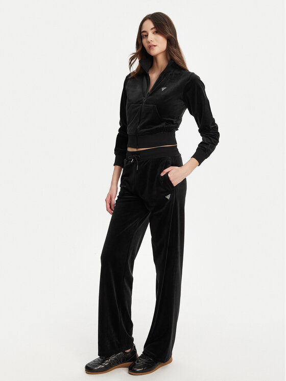 Guess Guess Melegítő alsó V3BB26 K0232 Fekete Regular Fit