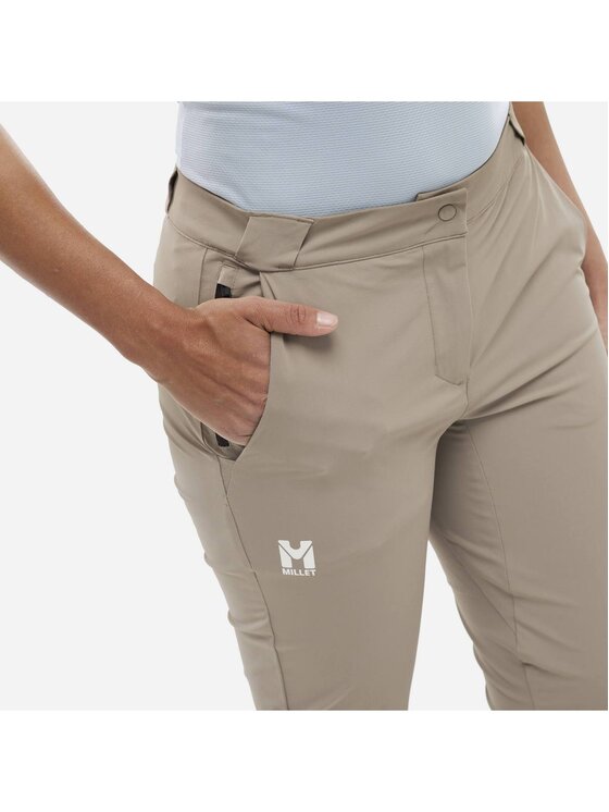 Millet Millet Spodnie outdoor Ubic Stretch Pant W Czarny Regular Fit
