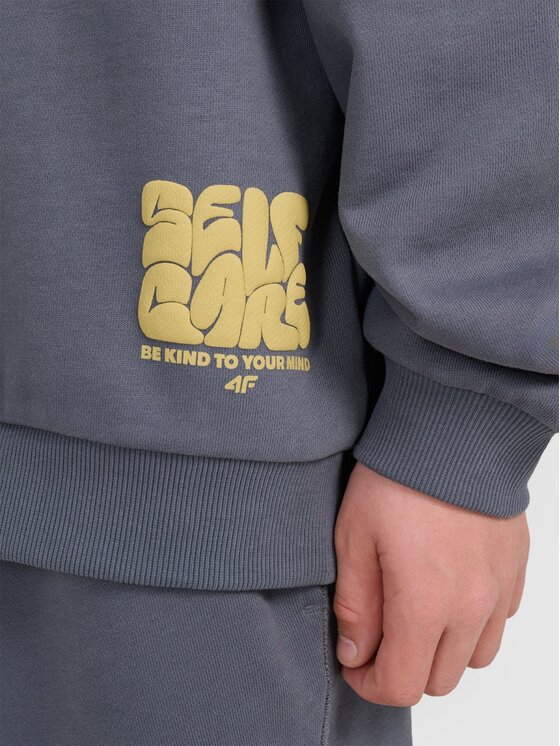 4F 4F Felpa 4FJRAW25TSWSM2448-22S Nero Oversize