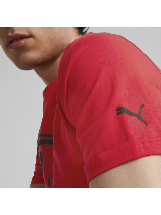 Puma Puma T-Shirt 620951 Czerwony Regular Fit