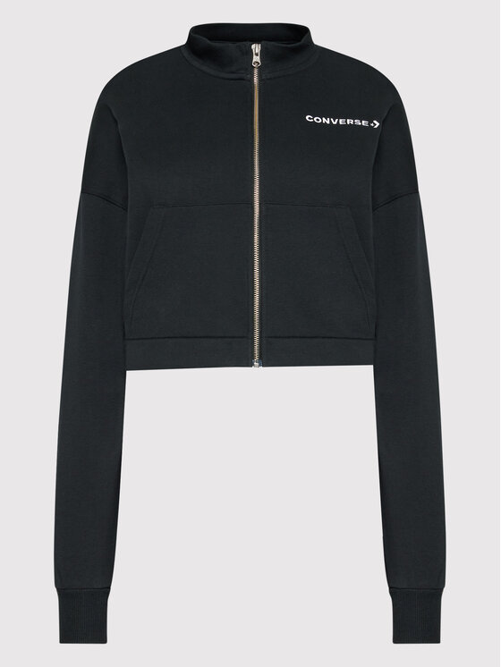 Converse Converse Sweatshirt 10022978-A01 Schwarz Regular Fit