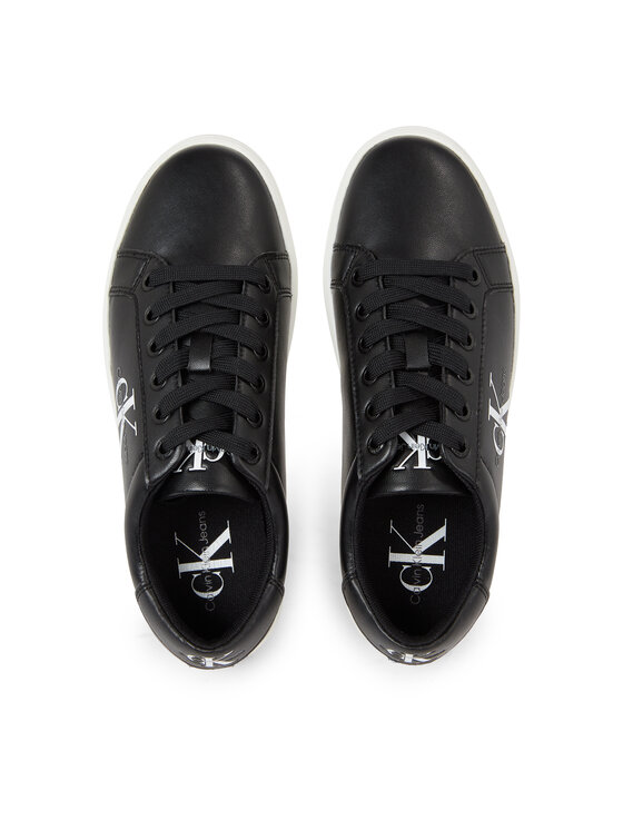 Calvin Klein Jeans Calvin Klein Jeans Superge Classic Cupsole Laceup Lth Wn YW0YW01269 Črna