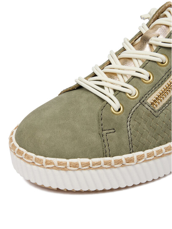 Rieker Rieker Sneakersy M2940-52 Zelená