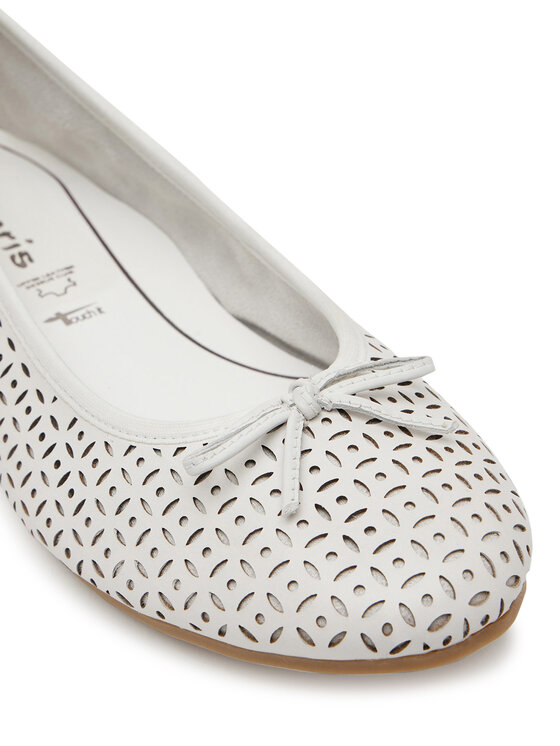 Tamaris Tamaris Ballerine 1-22116-41 Bianco