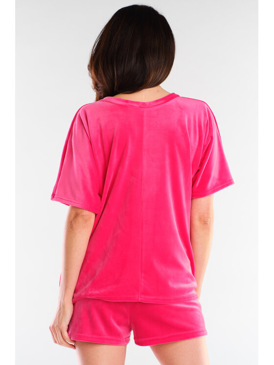 Awama Awama Szorty A418 Różowy Basic Fit
