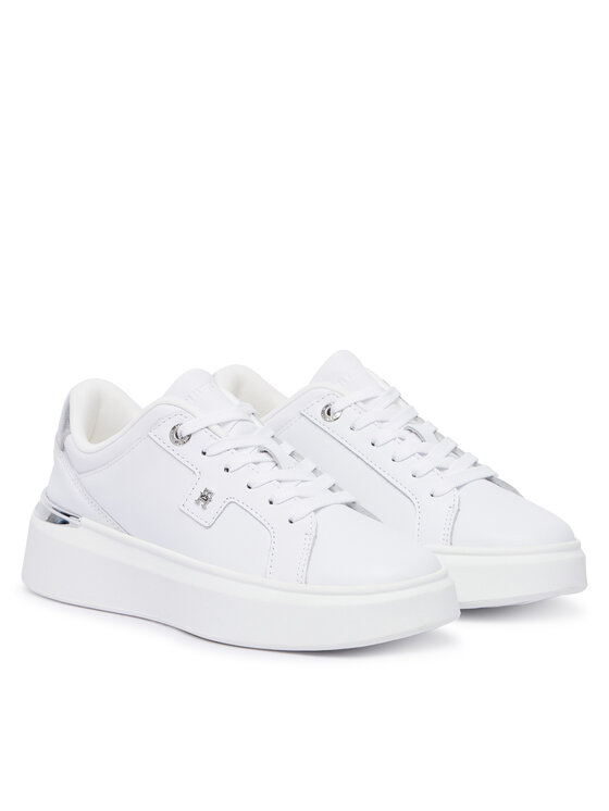Tommy Hilfiger Tommy Hilfiger Sneakers Th Platform Chic Sneaker FW0FW09626 Weiß