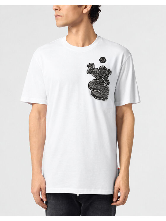 PHILIPP PLEIN PHILIPP PLEIN T-Shirt 31371 Bílá Regular Fit