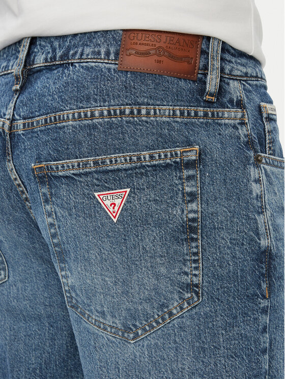 Guess Jeans Guess Jeans Jeansy M5GA90 D5M53 Niebieski Taper Fit