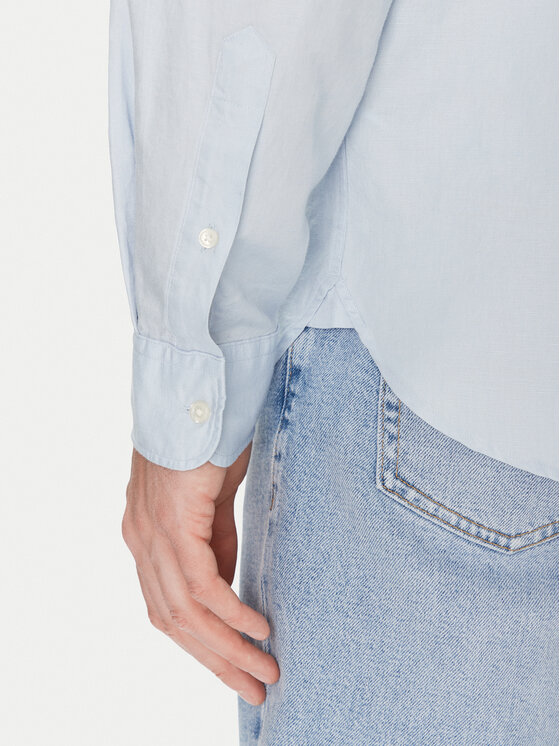 Tommy Hilfiger Tommy Hilfiger Košile MW0MW40716 Světle modrá Regular Fit