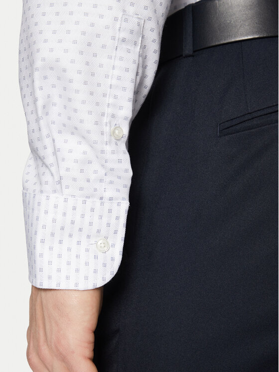 BOSS BOSS Koszula 50533039 Biały Slim Fit