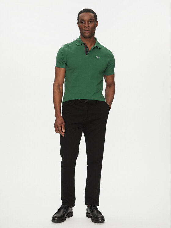 Barbour Barbour Polo majica Tartan MML0012OL72 Zelena Regular Fit