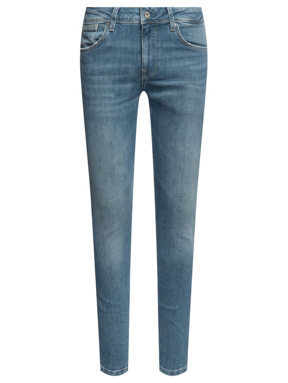 Pepe Jeans Pepe Jeans Jeansy Nickel PM201518 Niebieski Skinny Fit