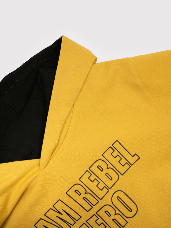 Felpa WC2132301REB Giallo Regular Fit