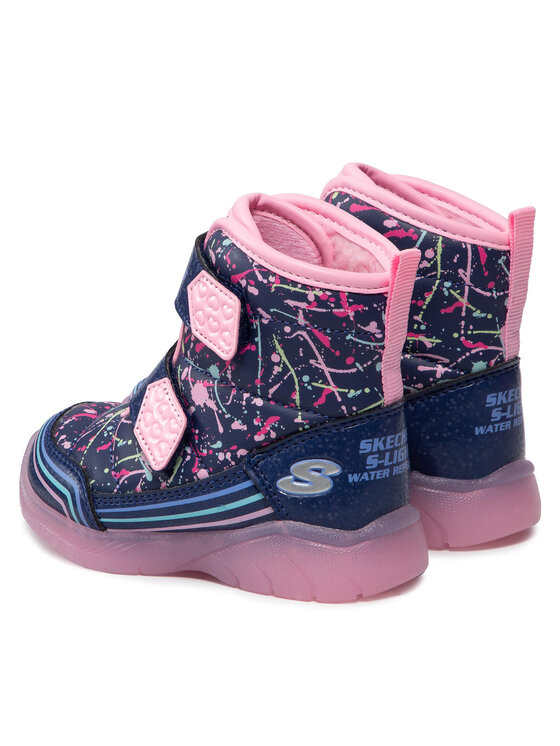 Skechers Skechers Sniego batai Power Paint 302653N/NVMT Tamsiai mėlyna