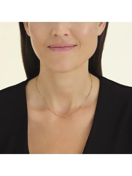Rosefield Rosefield Naszyjnik Dotted Choker Gold Złoty