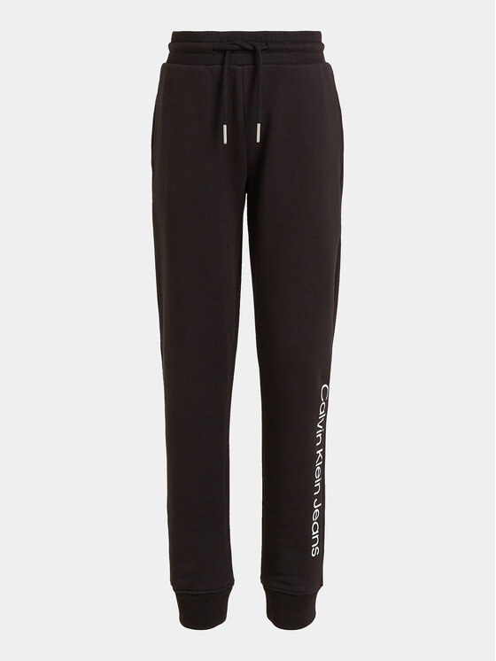 Calvin Klein Jeans Calvin Klein Jeans Παντελόνι φόρμας Logo IU0IU00604 Μαύρο Regular Fit