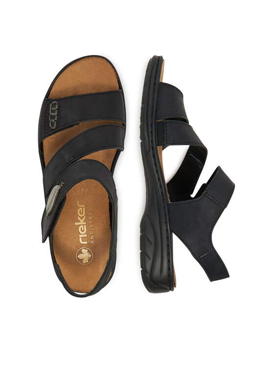 Rieker Rieker Sandalen 64573-00 Schwarz