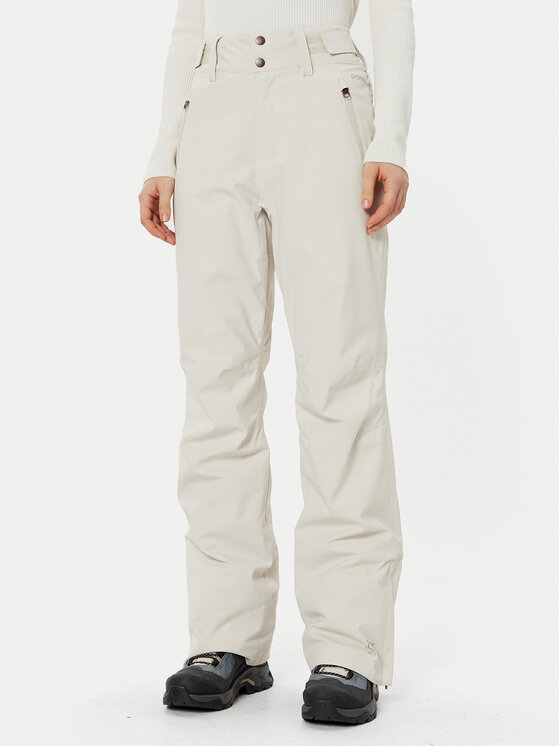 Protest Protest Pantaloni da sci Cinnamones 4612400 Écru Regular Fit