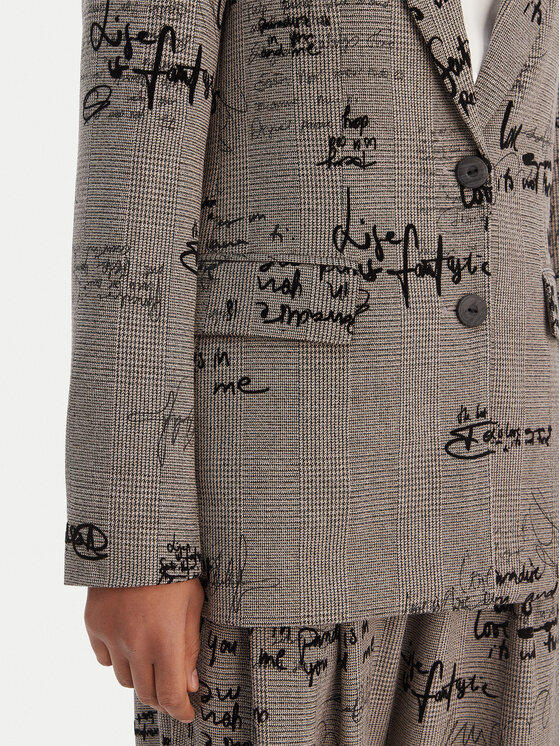 Desigual Desigual Pintsak 26SWEW03 Pruun Regular Fit